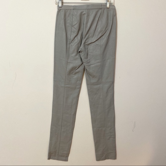 BCBGMaxAzria Grey Faux Leather Leggings - Picture 2 of 3